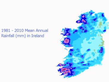 Rainfall in Ireland